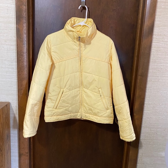 Abercrombie & Fitch Lightweight Puffer Yellow Jacket L - Picture 1 of 7